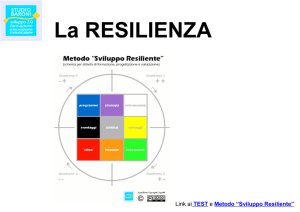 La RESILIENZA - studio baroni