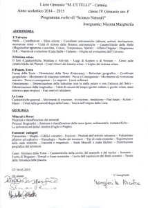 Liceo Ginnasio "M. CUTELLI" - Catania Anno scolastico 2014