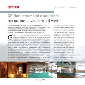 GP Dati: strumenti e soluzioni per attirare e vendere sul web