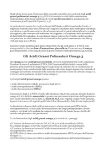 Gli Acidi Grassi Polinsaturi Omega 3 - Bodybuilding
