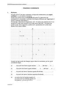FRAZIONI E COORDINATE
