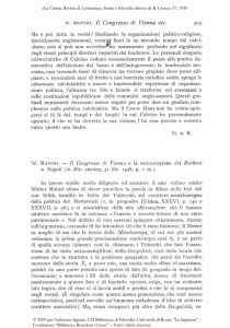 W. MATURI, Il Congresso di Vienna ecc.