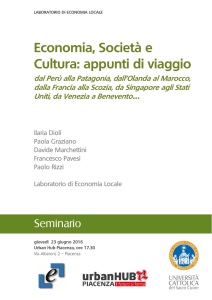 Economia, Società e Cultura: appunti di viaggio