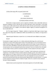 LA MAPPA E LE REGOLE ORTOGRAFICHE L