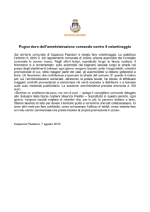 Pugno duro dell`amministrazione comunale contro il volantinaggio