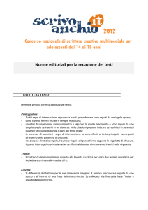 Concorso nazionale di scrittura creativa multimediale
