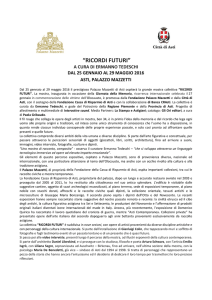 ricordi futuri - Ermanno Tedeschi