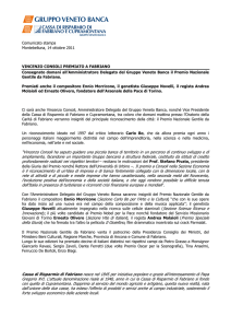 Scarica comunicato - offerta di transazione