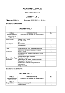 Fisica – Prof.ssa Buiarelli - IIS Leonardo Da Vinci – Chiavenna