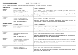 programmazione francese - "A. Meucci"