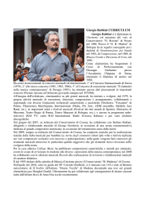 Giorgio Babbini CURRICULUM