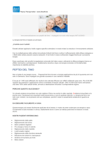 peptidi del timo - Biologische Krebstherapie