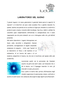 Laboratorio del suono - Ludum – Museo della scienza
