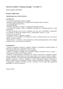 programmi VFVI 2010-2011 - Liceo Classico D`Azeglio