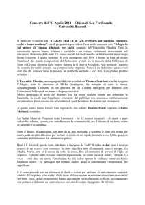 Concerto dell`11 Aprile 2014