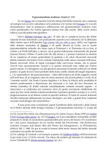 Il giusnaturalismo moderno. Grozio (3, VII)