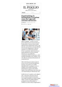 la formazione è la prima cosa che i giovani cercano sul lavoro