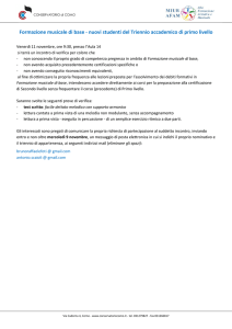 Formazione musicale di base