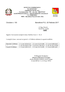 Circolare n. 103 Barcellona P.G., 02 Febbraio 2017 Il Dirigente