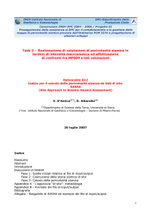 D12 - Dati online della pericolosità sismica