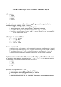 Quiz con risposte - Dipartimento di Fisica e Scienze della Terra