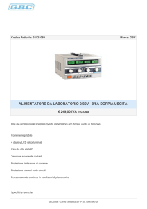 ALIMENTATORE DA LABORATORIO 0/30V