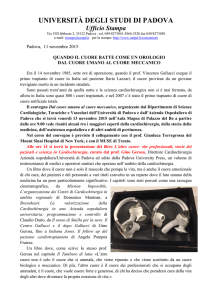 quando il cuore batte come un orologio. dal
