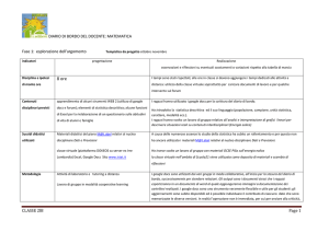 DIARIO DI BORDO DEL DOCENTE: MATEMATICA CLASSE 2lB