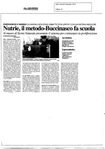 Nutrie, il metodo-Buccinasco fa scuola