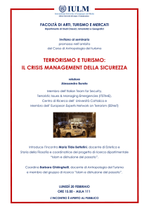 terrorismo e turismo
