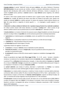 L`energia elettrica: la parola “elettricità” deriva dal greco elektron