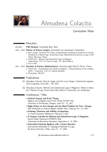 Almudena Colacito – Curriculum Vitae