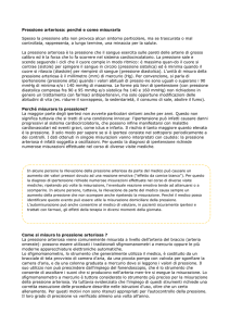 Pressione arteriosa: perché e come misurarla Spesso la pressione