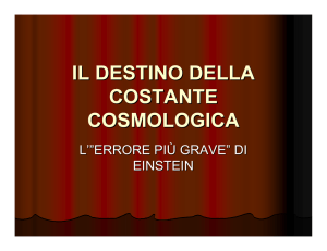 La relatività e il cosmo da Einstein a oggi
