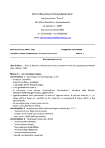 Sperimentazione “Brocca” ad indirizzo linguistico e