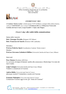 cicero`s day convegno 25 febbraio