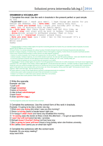 Soluzioni prova intermedia lab.ing.1 2014