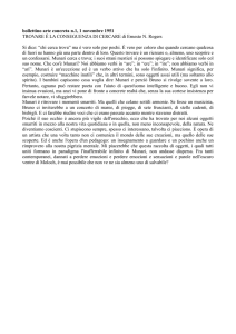 E. N. Rogers, Trovare è la conseguenza di cercare, in
