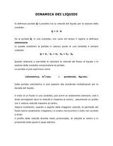 DINAMICA DEI LIQUIDI