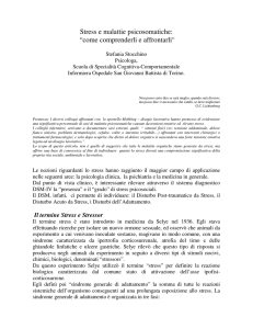 Stress e malattie psicosomatiche: “come