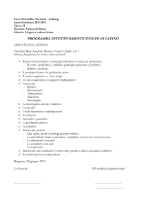 programma LATINO II liceo