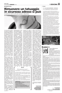 Rimuovere un tatuaggio in sicurezza adesso si pu