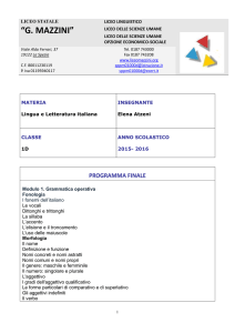 Italiano_1D - Liceo Mazzini