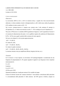 laboratorio sperimentale di misure meccaniche di misure meccaniche