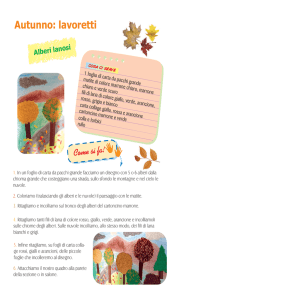 speciale autunno: lavoretti
