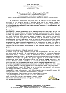 Riabilitazione del Piede Piatto Infantile.pages