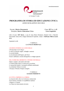 programma classe 3