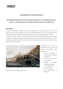 traforo del monte bianco: interventi a seguito dell