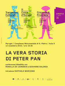 LA VERA STORIA DI PETER PAN