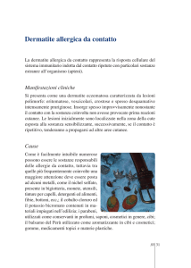 Dermatite allergica da contatto